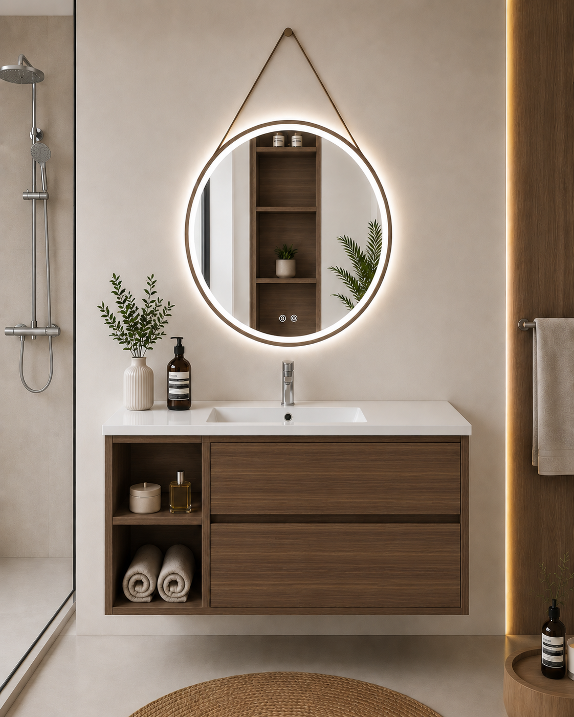 ZEUS Bathroom Vanity with Washbasin