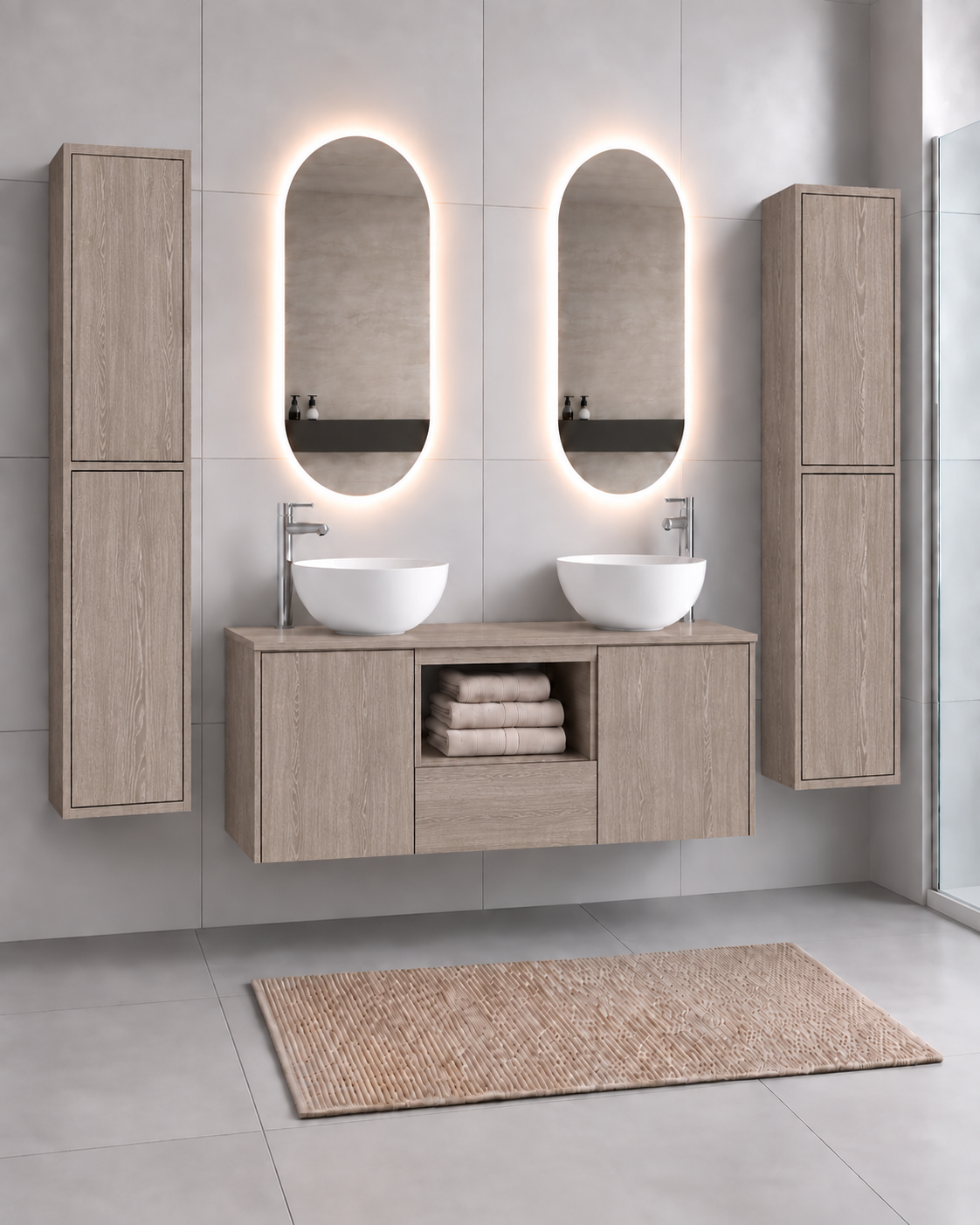 AMALFI 120 DOUBLE Smoky Oak
